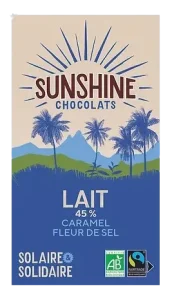 Tablette chocolat lait caramel fleur de sel - carton