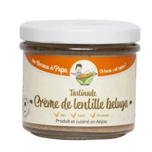 Tartinade crème de lentille beluga