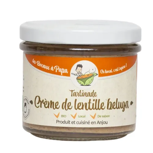 Tartinade crème de lentille beluga