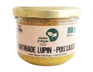 Tartinade lupin-pois cassés