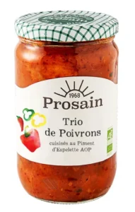 Trio de poivrons au piment d'Espelette