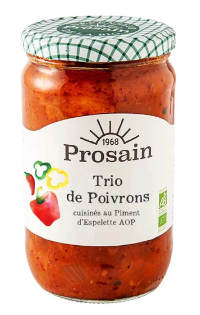 Trio de poivrons au piment d'Espelette