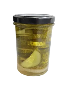 Cornichons en rondelles aigre-doux