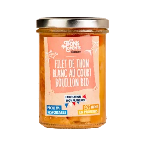 Filet de thon blanc au court bouillon