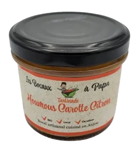 Houmous carotte citron