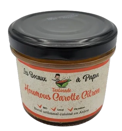 Houmous carotte citron