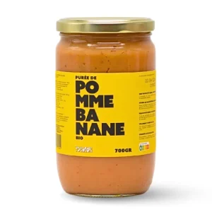 Purée pomme banane