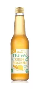 Thé vert glacé citron gingembre