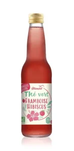 Thé vert glacé framboise hibiscus