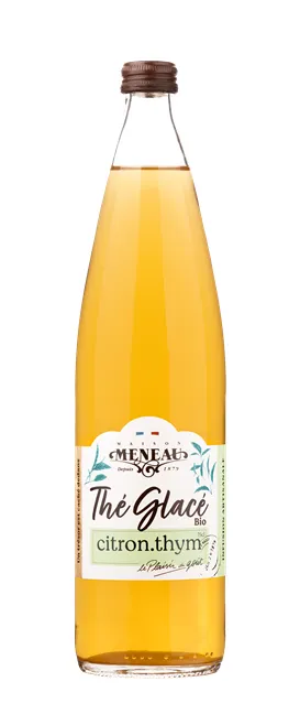Thé vert glacé thym citron