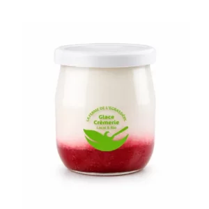 Yaourt brassé confiture de fraise