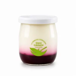 Yaourt brassé confiture de myrtille