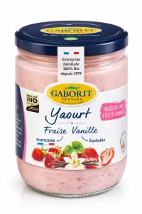 Yaourt brassé fraise vanille