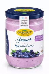 Yaourt brassé myrtille cassis