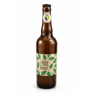 Bière blanche au basilic