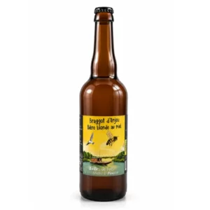 Bière blonde au miel