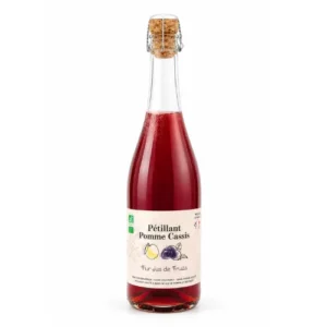 Jus de pomme-cassis pétillant