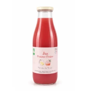 Jus de pomme-fraise