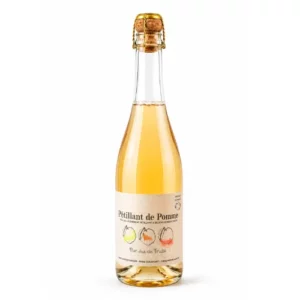 Jus de pomme pétillant