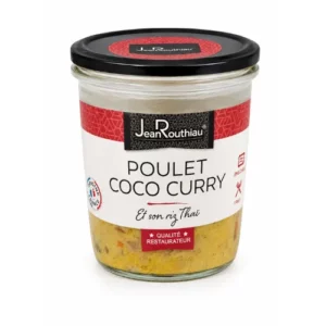 Poulet Coco Curry et son riz Thaï