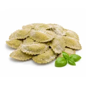 Mezzaluna au Basilic Vert