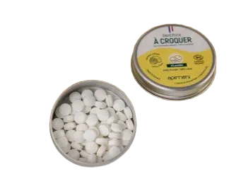 Dentifrice à croquer - 60 pastilles au citron