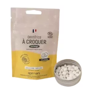 Recharge dentifrice à croquer citron - 120 pastilles