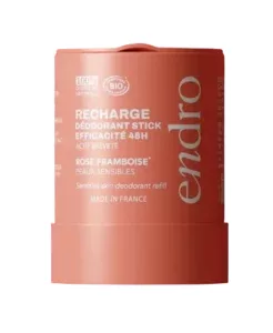 Recharge déodorant stick rose-framboise