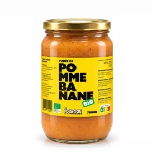 Purée pomme banane