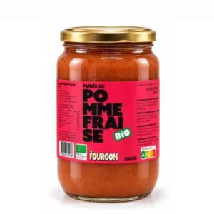 Purée pomme fraise
