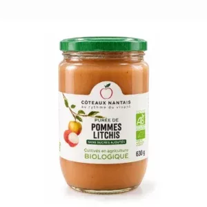 Purée pomme litchis