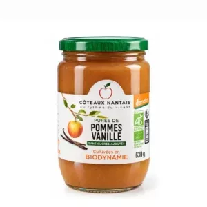 Purée pomme vanille