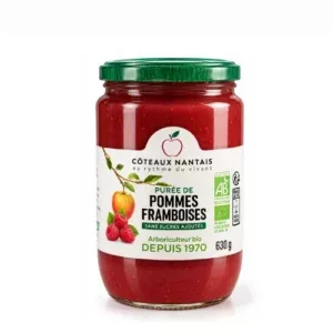Purée pommes-framboises