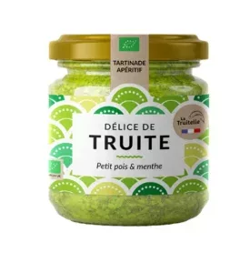 Tartinade de truite petits pois et menthe