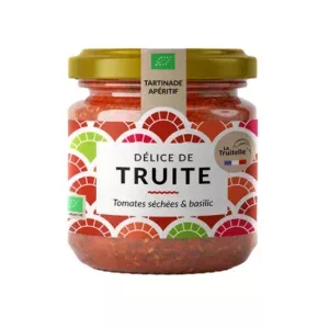 Tartinade de truite tomates séchées et basilic