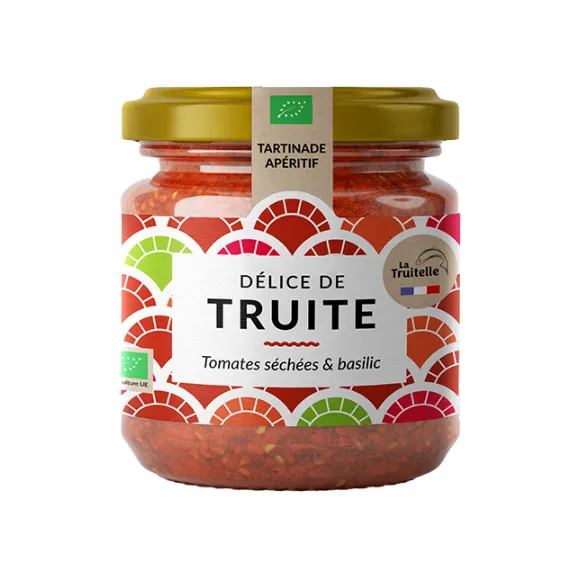 Tartinade de truite tomates séchées et basilic