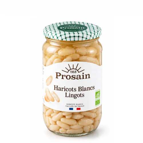 Bocal de haricots blancs arrivé dépressurisé - à consommer rapidement