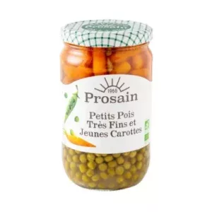 Bocal de petits pois carottes arrivé dépressurisé - à consommer rapidement